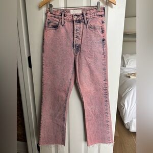 MOTHER Superior “The Tripper Crop Frey” in color Juicy Fruit